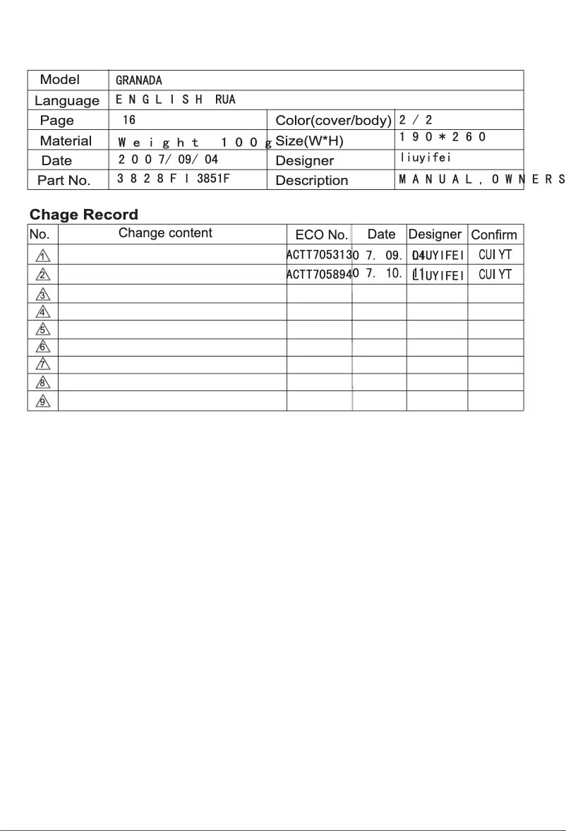 Page 1 de la notice Manuel utilisateur LG V-C4042ST