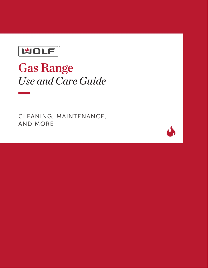 Page n°1 - Manuel utilisateur Wolf GR364CLP