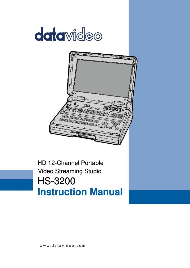 Image de la première page du manuel de l'appareil HS-3200