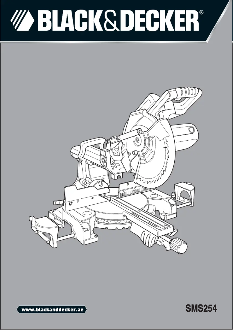 Page 1 de la notice Manuel utilisateur Black & Decker SMS254