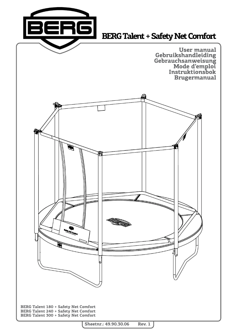Page n°1 - Manuel utilisateur Berg Talent 300