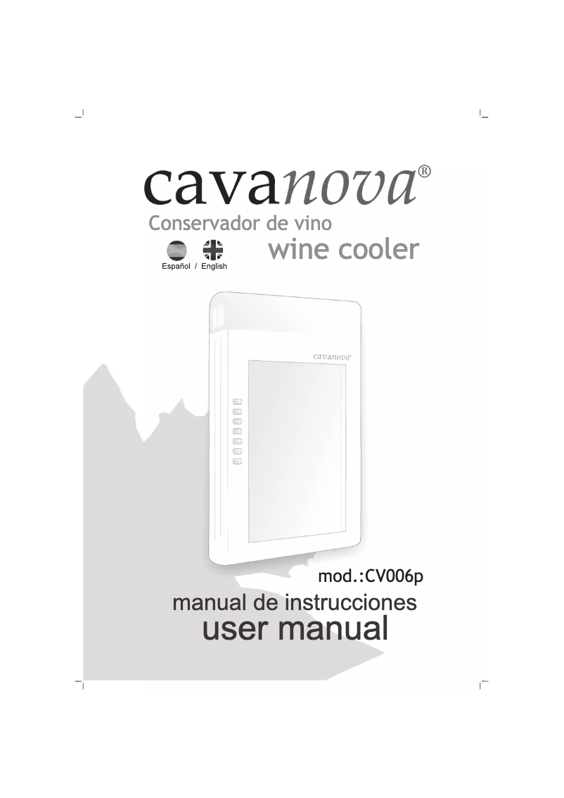 Page n°1 - Manuel utilisateur Cavanova CV-006P