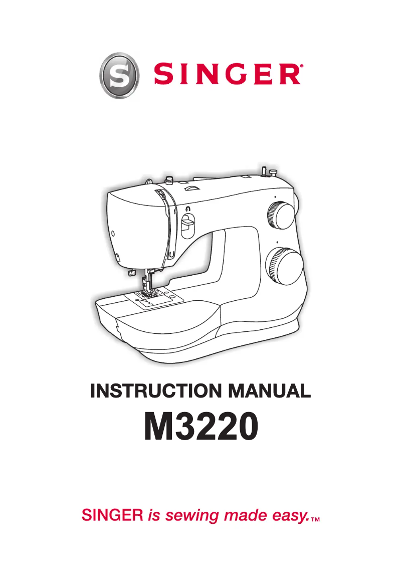 Page n°1 - Manuel utilisateur Singer M3220