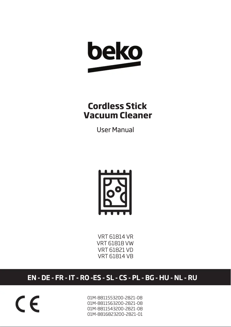Page n°1 - Manuel utilisateur Beko VRT 61814 VB
