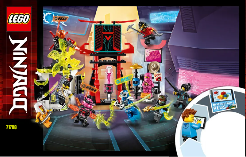Image de la première page du manuel de l'appareil Ninjago 71708