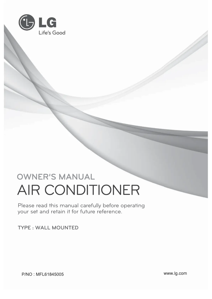 Page 1 de la notice Manuel utilisateur LG GSNH2465SM0