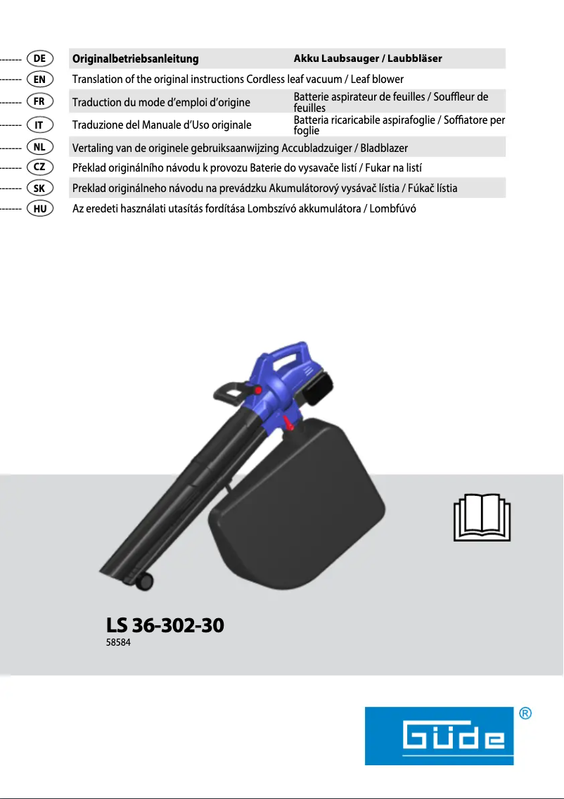 Image de la première page du manuel de l'appareil LS 36-0