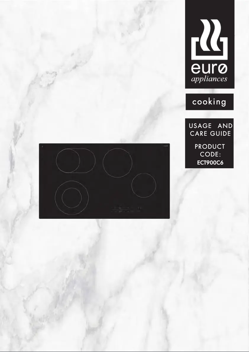 Page 1 de la notice Manuel utilisateur Euro Appliances ECT900C6