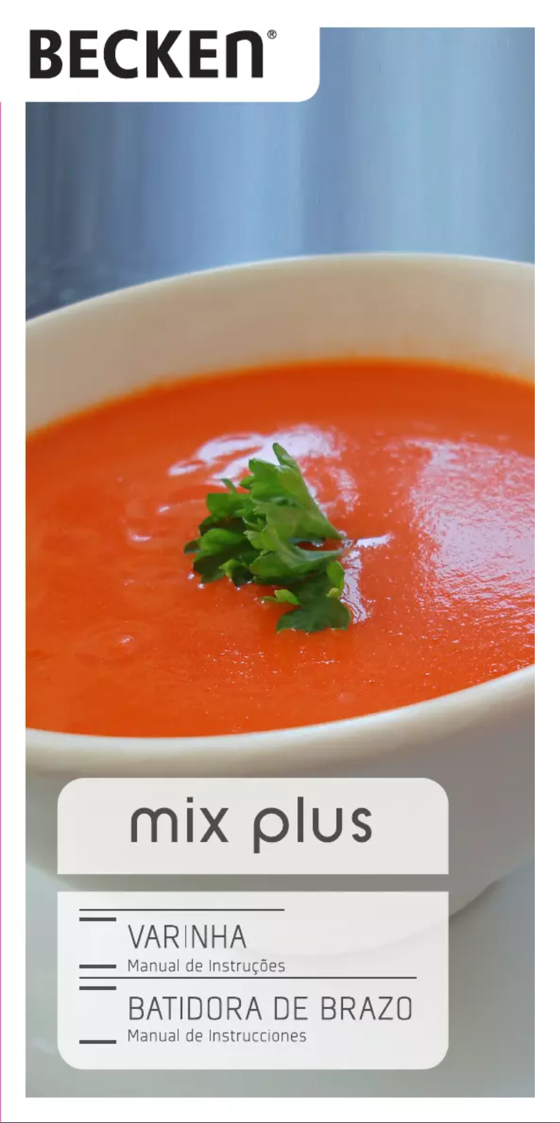 Page 1 de la notice Manuel utilisateur Becken Mix Plus