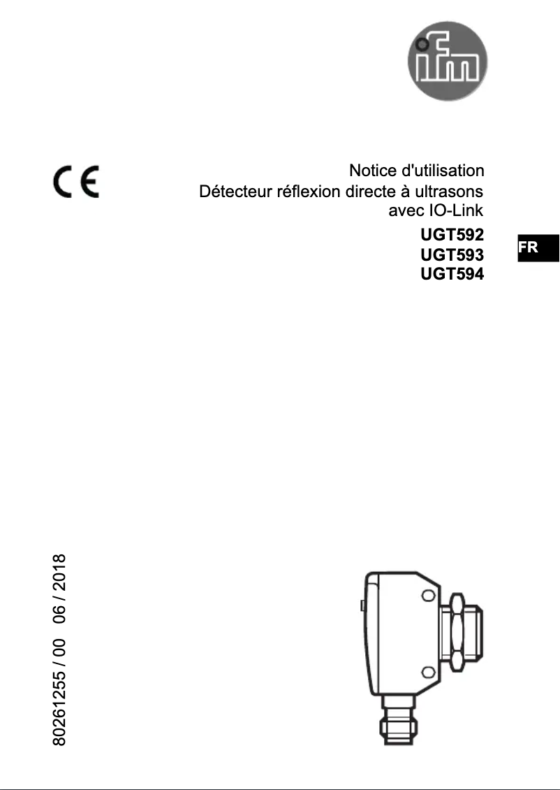 Image de la première page du manuel de l'appareil UGT593