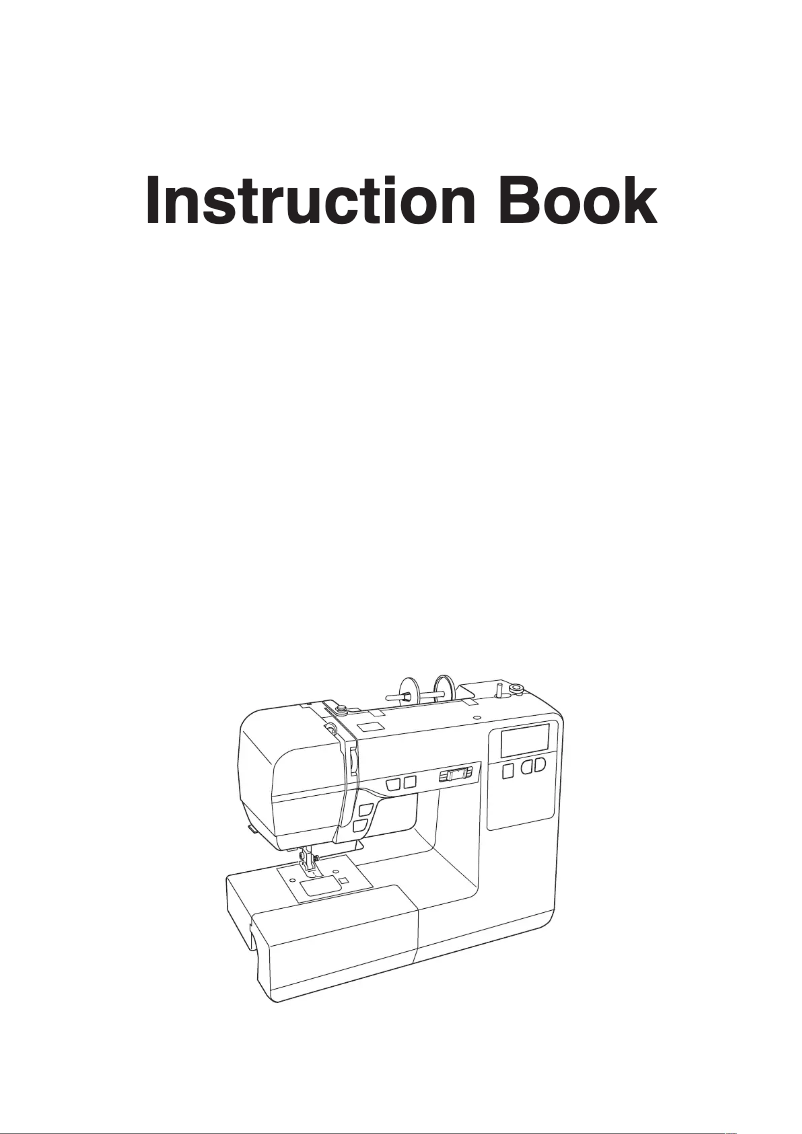 Page n°1 - Manuel utilisateur Janome TS100Q