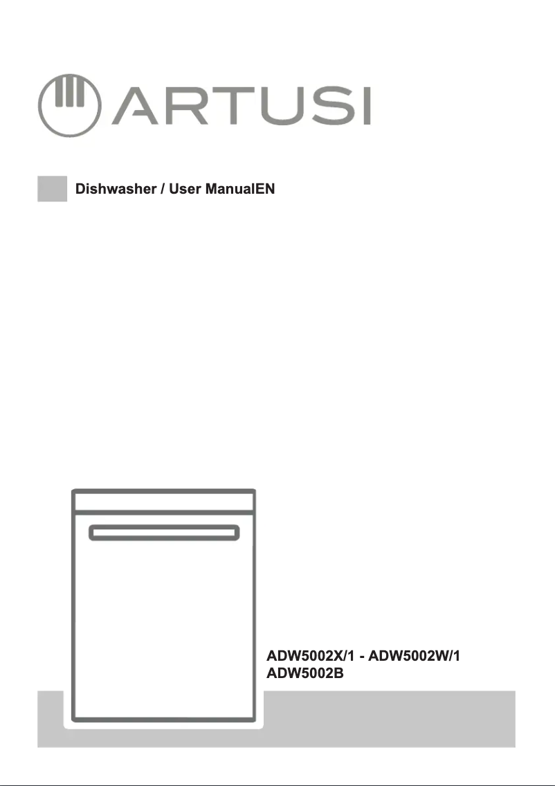 Page 1 de la notice Manuel utilisateur Artusi ADW5002B