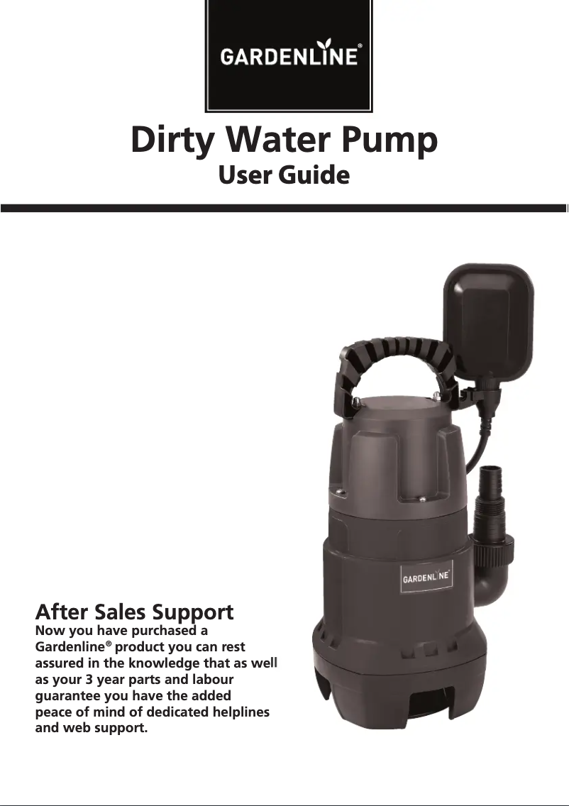 Página 1 del manual Manual de usuario Gardenline BG-DP 7835