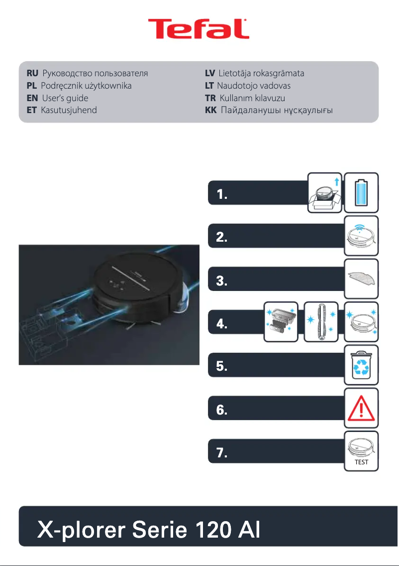 Image de la première page du manuel de l'appareil X-plorer Serie 120 AI RG7867