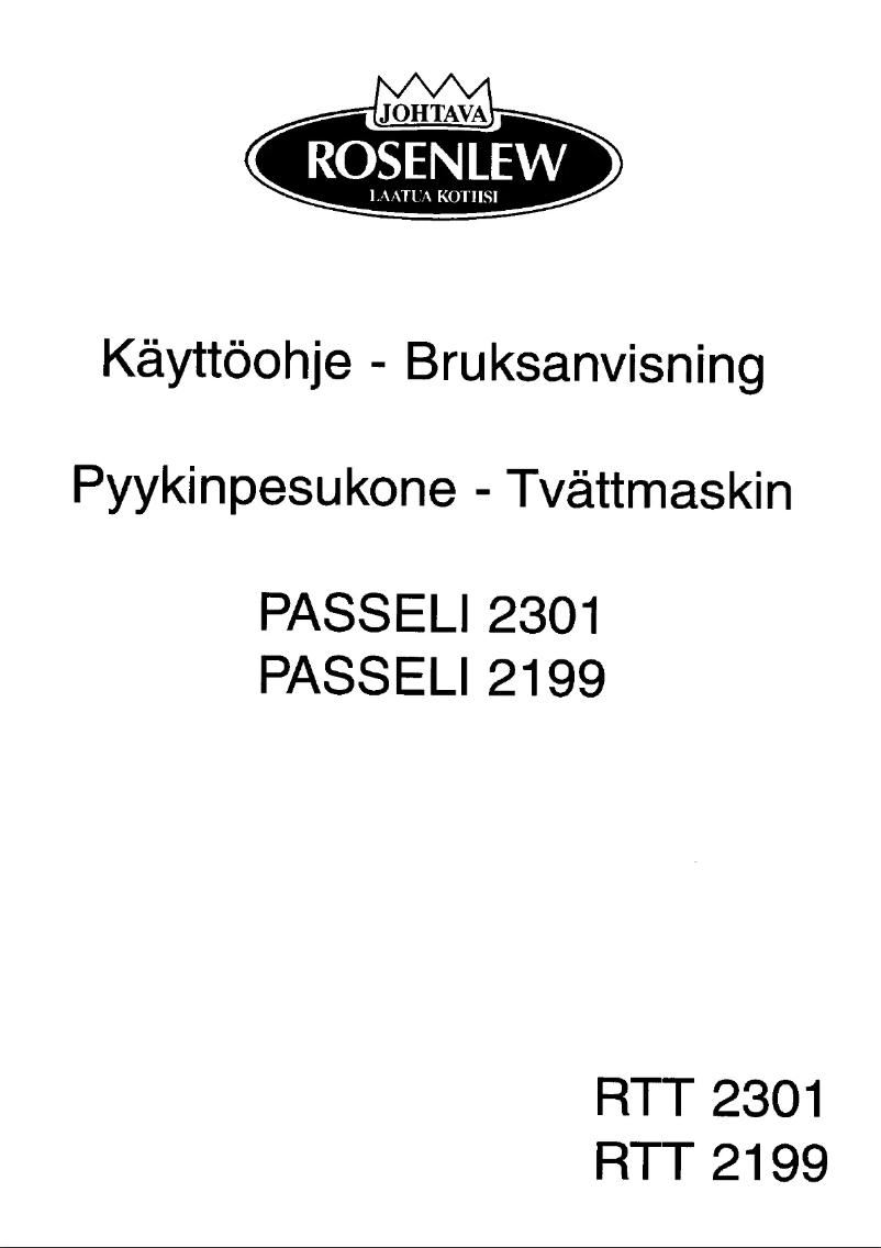 Image de la première page du manuel de l'appareil RTT2199
