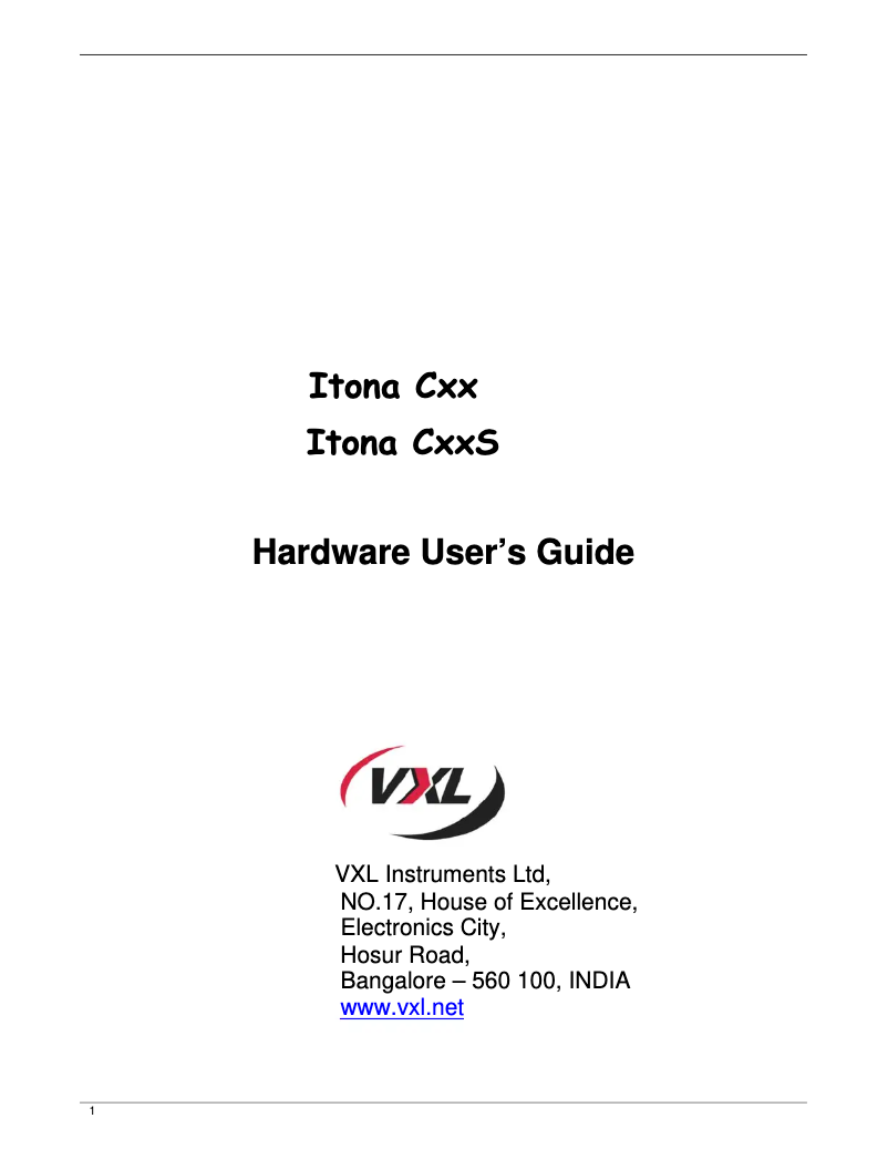 Page n°1 - Manuel utilisateur Lenovo Itona C00