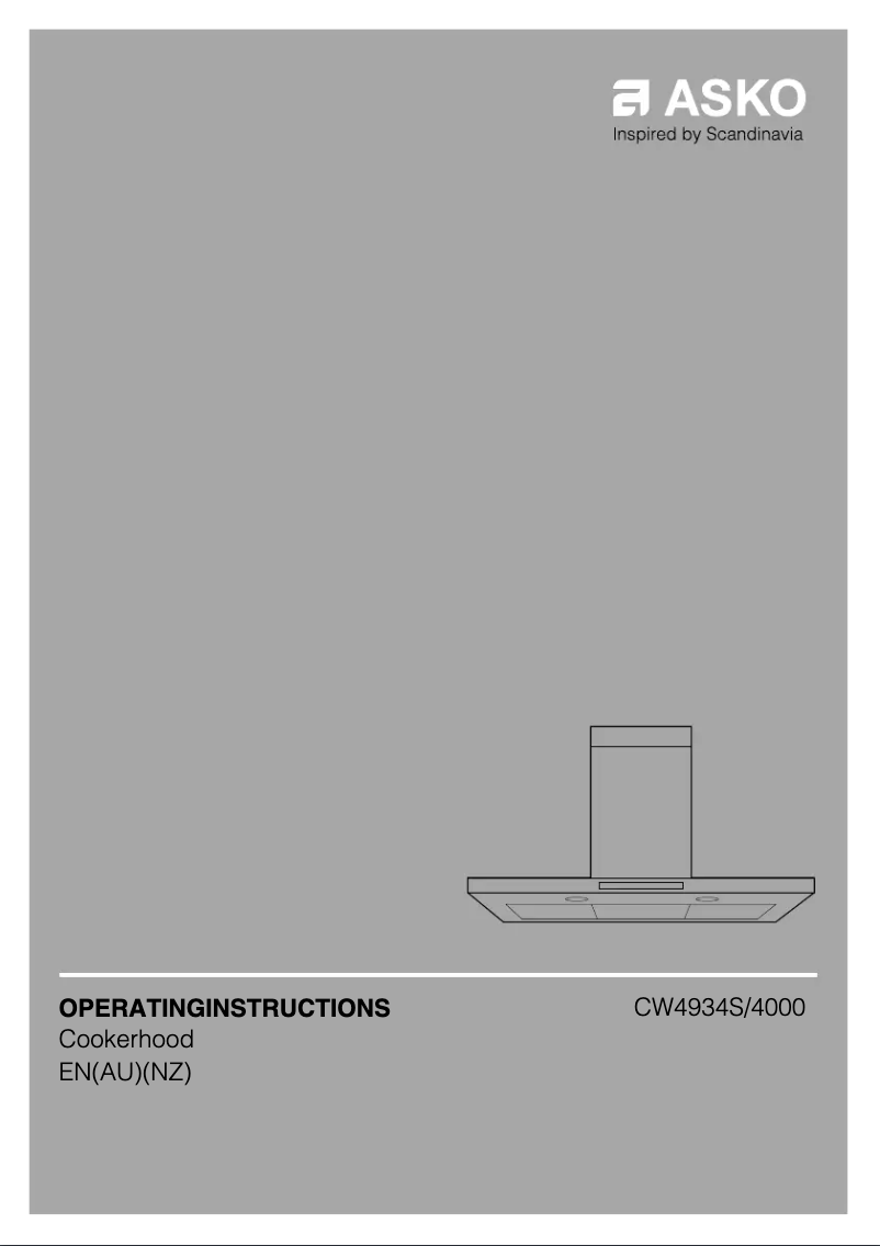 Página 1 del manual Manual de usuario Asko CW4934S