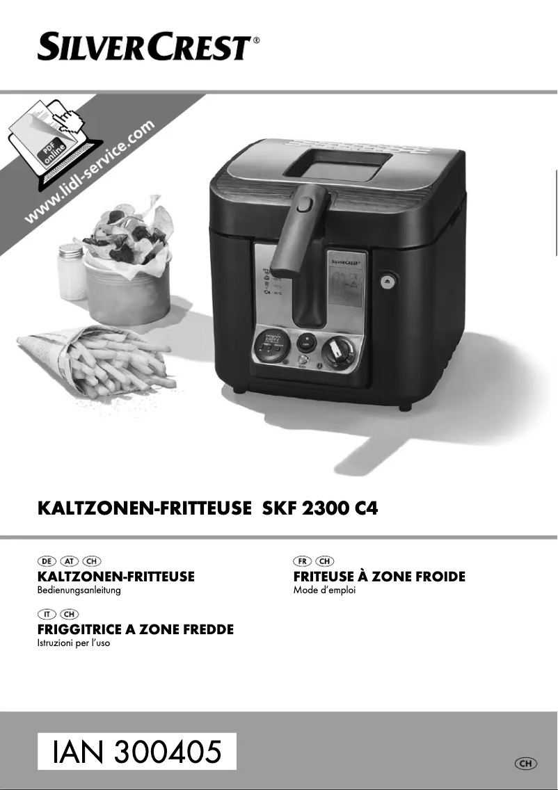Page n°1 - Manuel utilisateur SilverCrest SKF 2300 C4