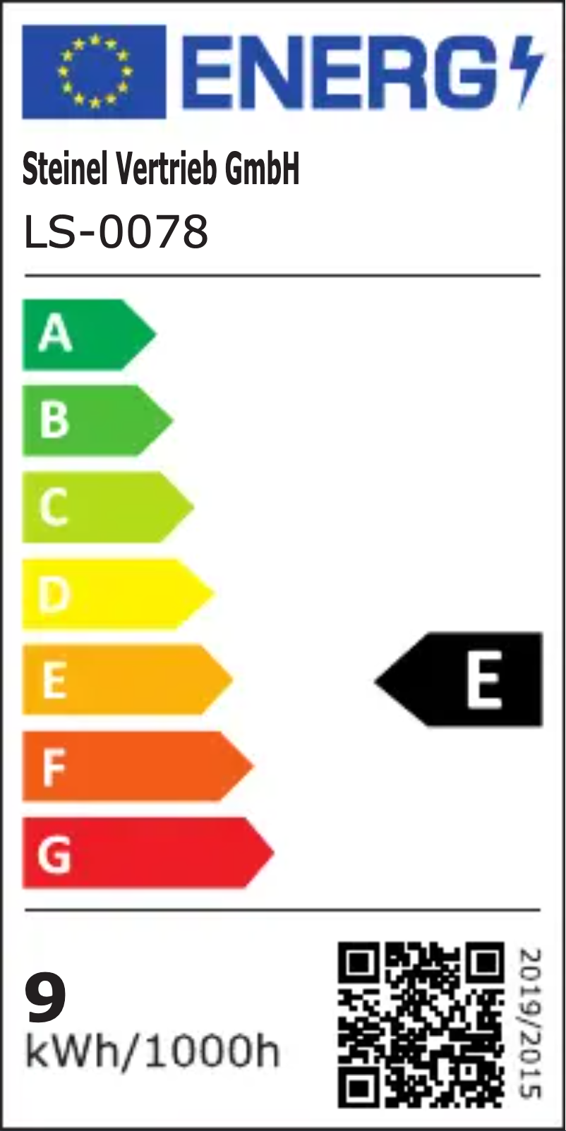 Page n°1 - Label énergétique Steinel L 666 S