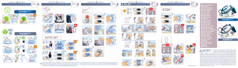 Page n°1 - Manuel utilisateur Tefal Express Easy Control GV7550