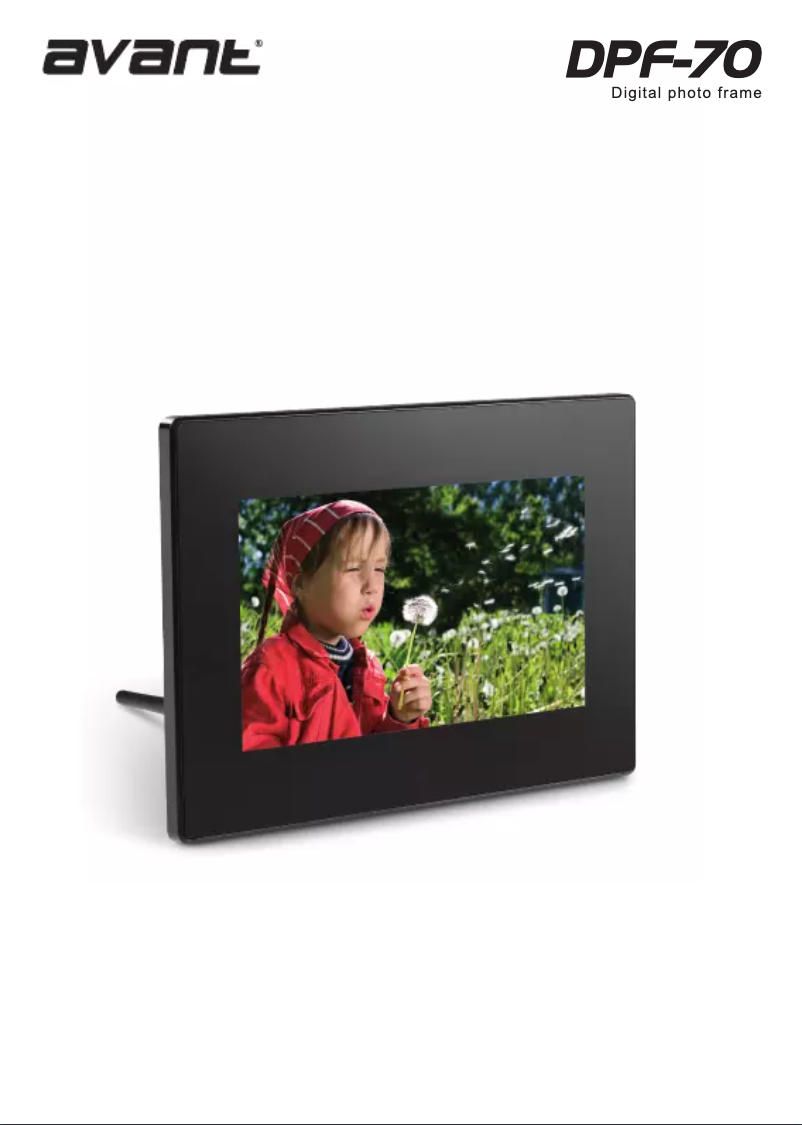 Image de la première page du manuel de l'appareil DPF-70