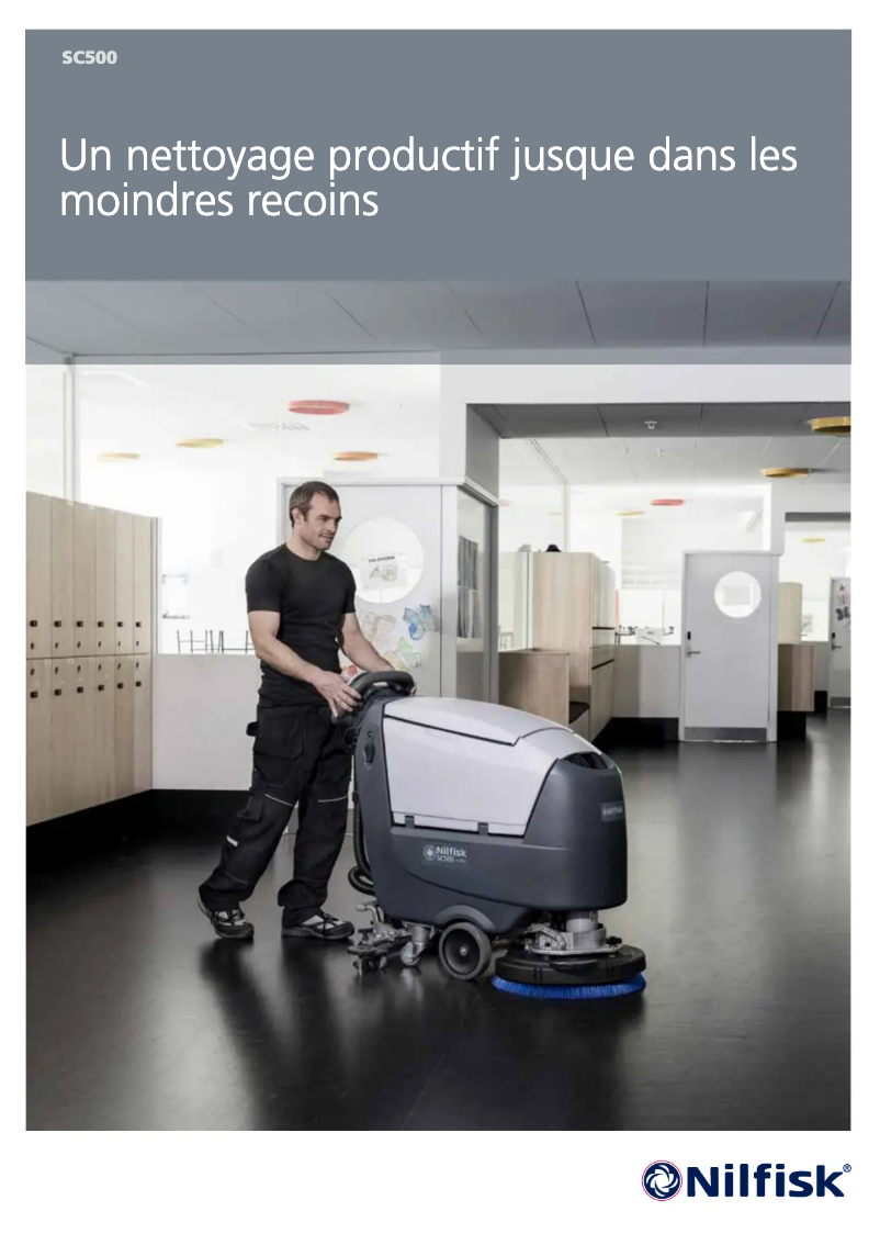 Page 1 de la notice Brochure Nilfisk SC500