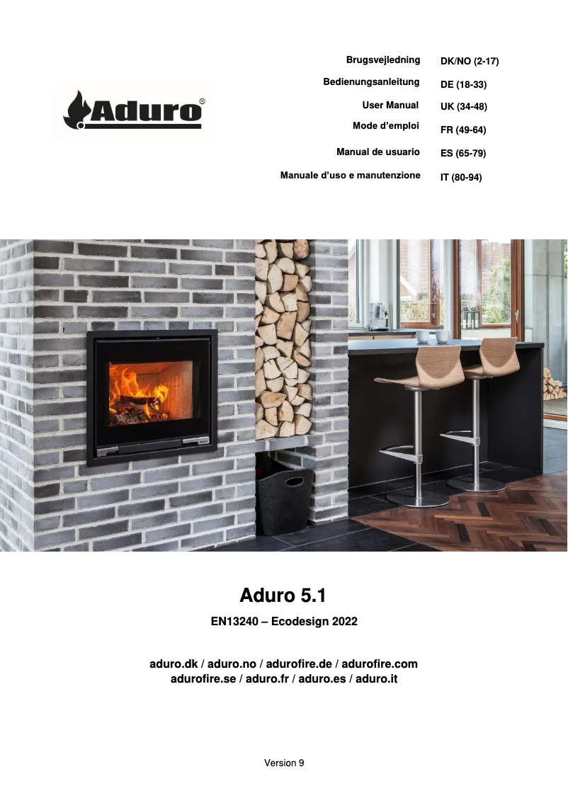 Página 1 del manual Manual de usuario Aduro 5.1