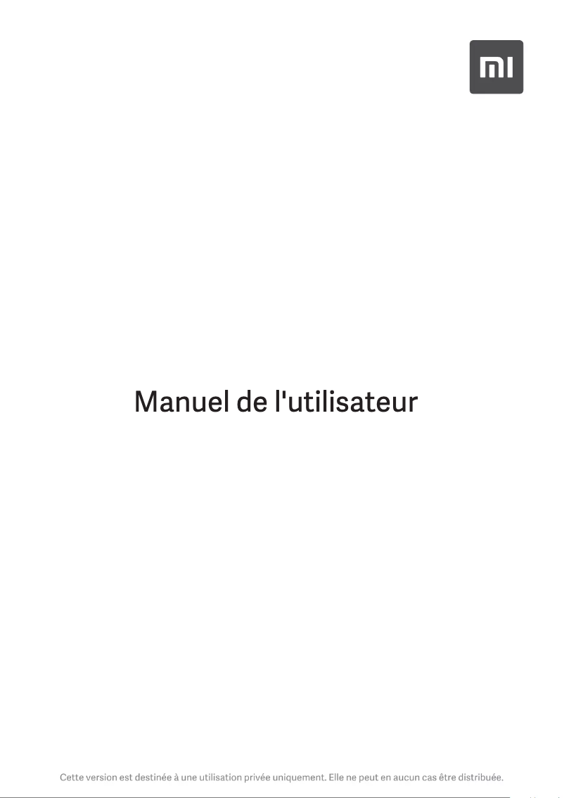 Page 1 de la notice Manuel utilisateur Xiaomi Amazfit Bip