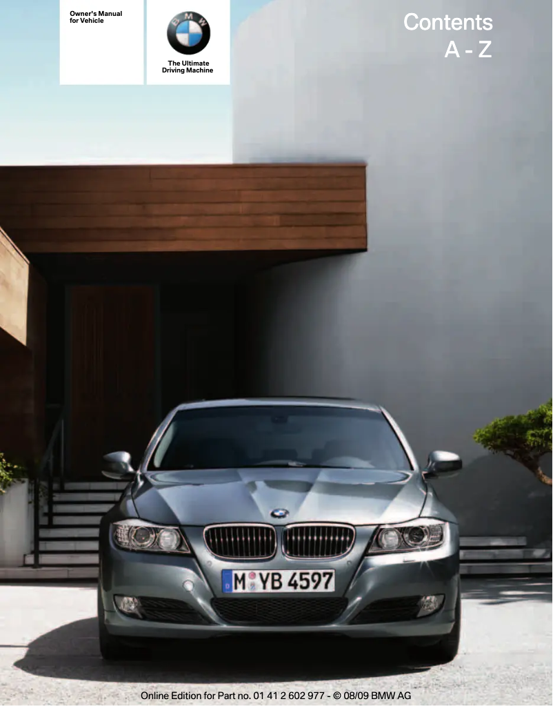 Image de la première page du manuel de l'appareil 335i Sedan (2010)
