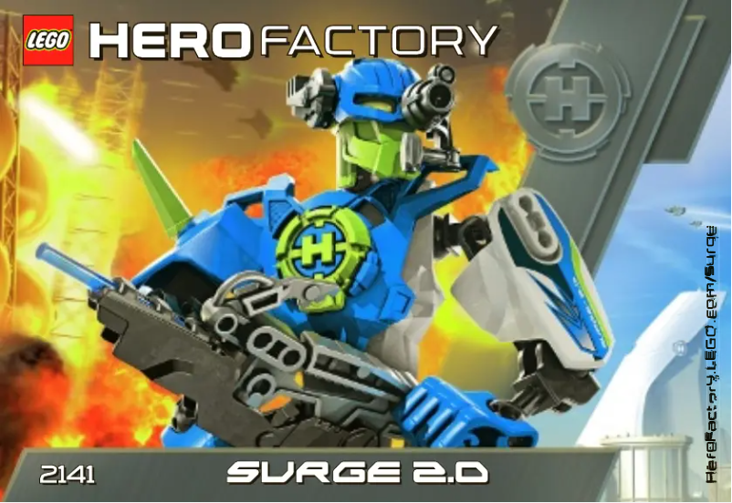 Page n°1 - Manuel utilisateur Lego HERO Factory 2141