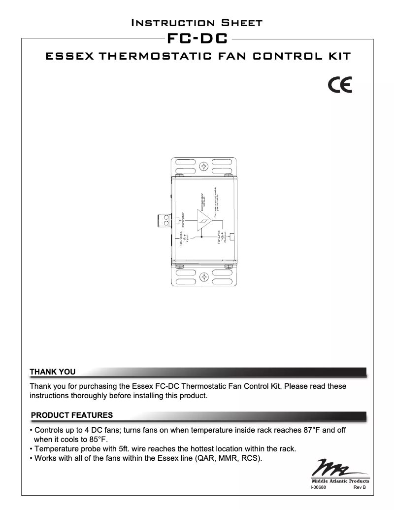 Image de la première page du manuel de l'appareil FC-DC