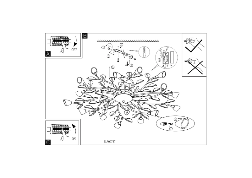 Page n°1 - Manuel utilisateur Eglo Campania