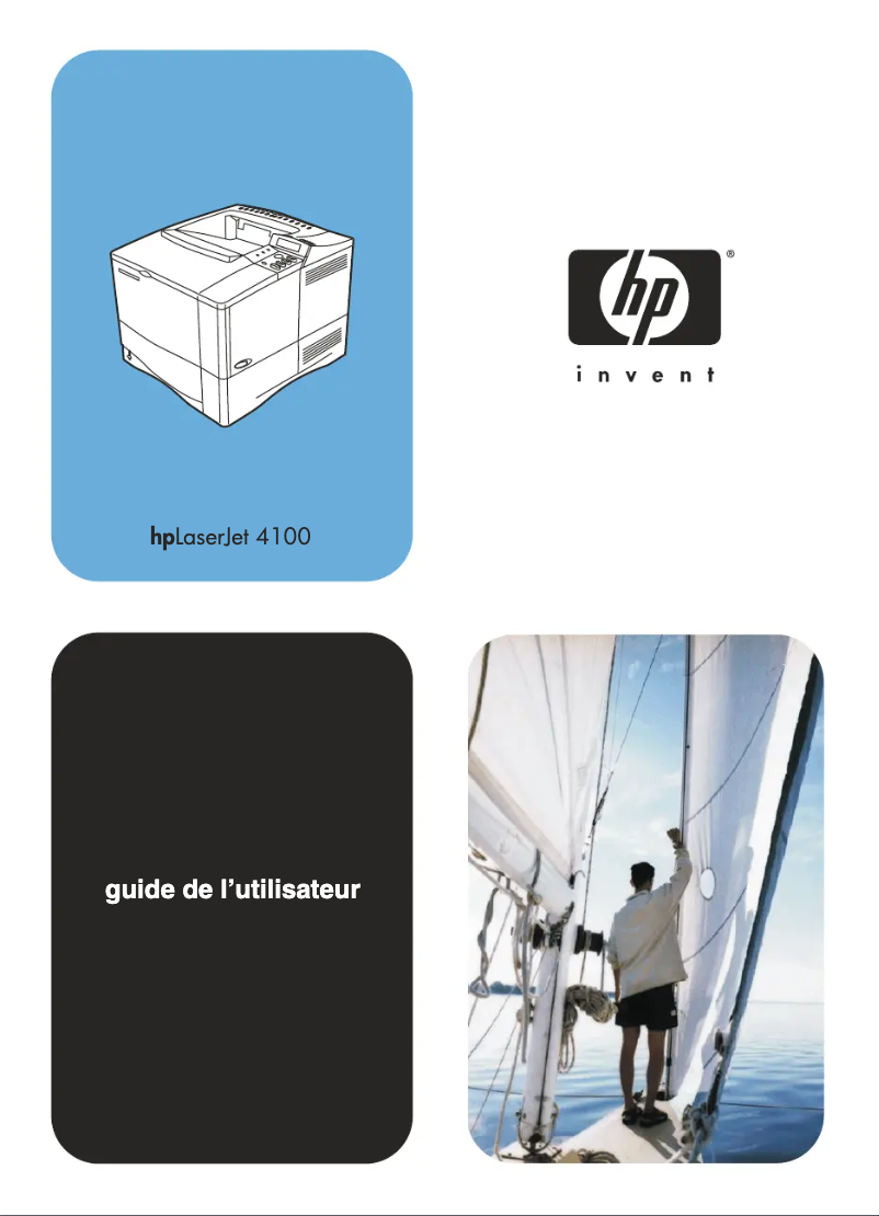 Image de la première page du manuel de l'appareil LaserJet 4100