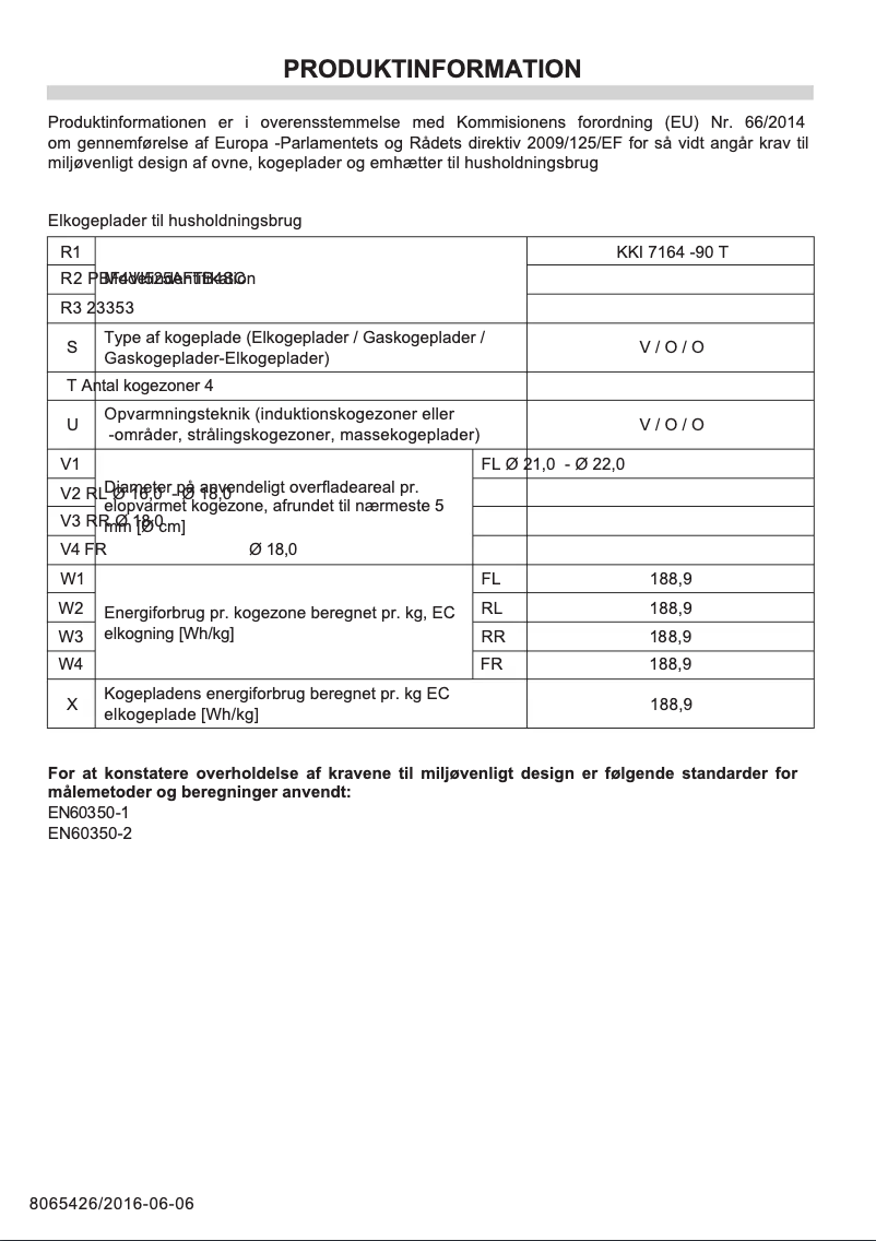 Image de la première page du manuel de l'appareil KKI 7164-90 T