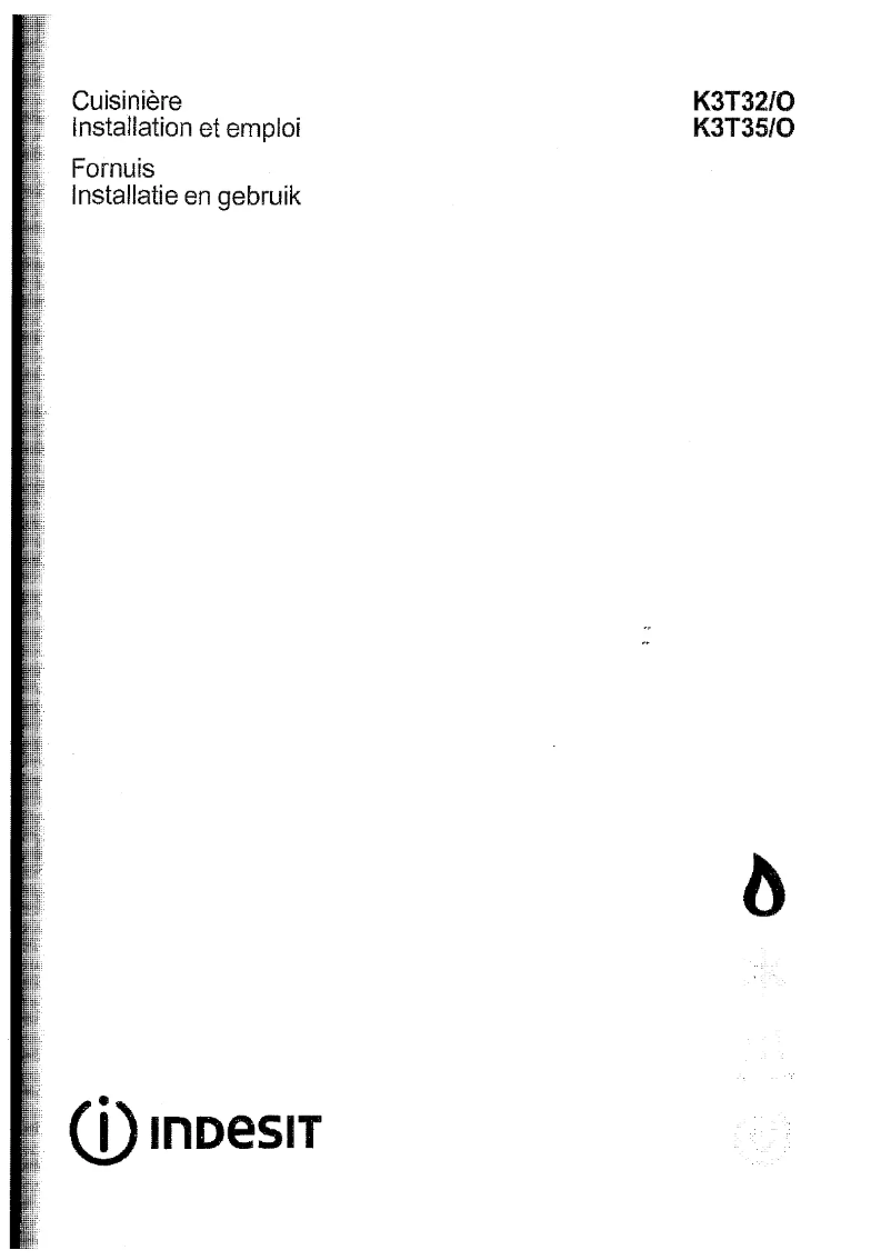 Image de la première page du manuel de l'appareil K3T35/O