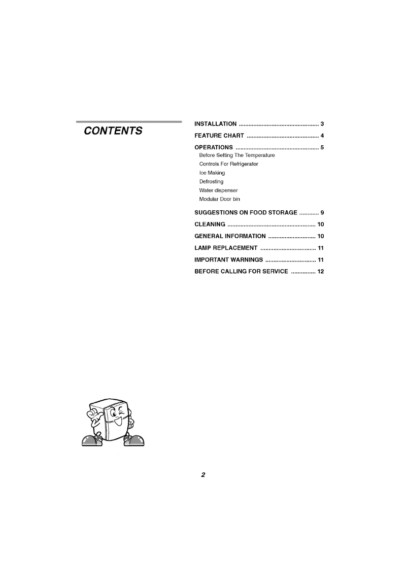 Page n°1 - Manuel utilisateur LG GN-221QL