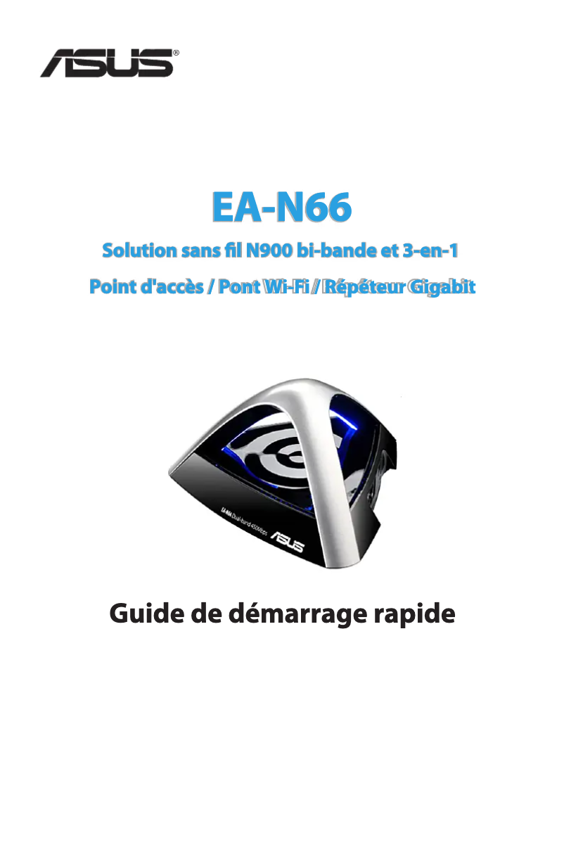 Page n°1 - Manuel utilisateur Asus EA-N66