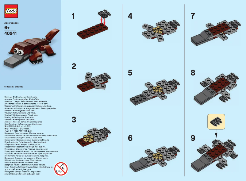 Page n°1 - Manuel utilisateur Lego MMB Platypus 40241