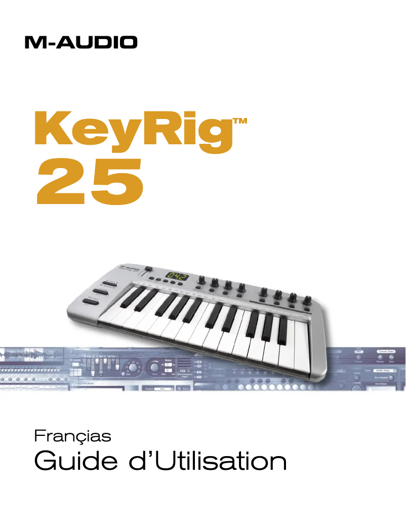 Page n°1 - Manuel utilisateur M-Audio KeyRig 25