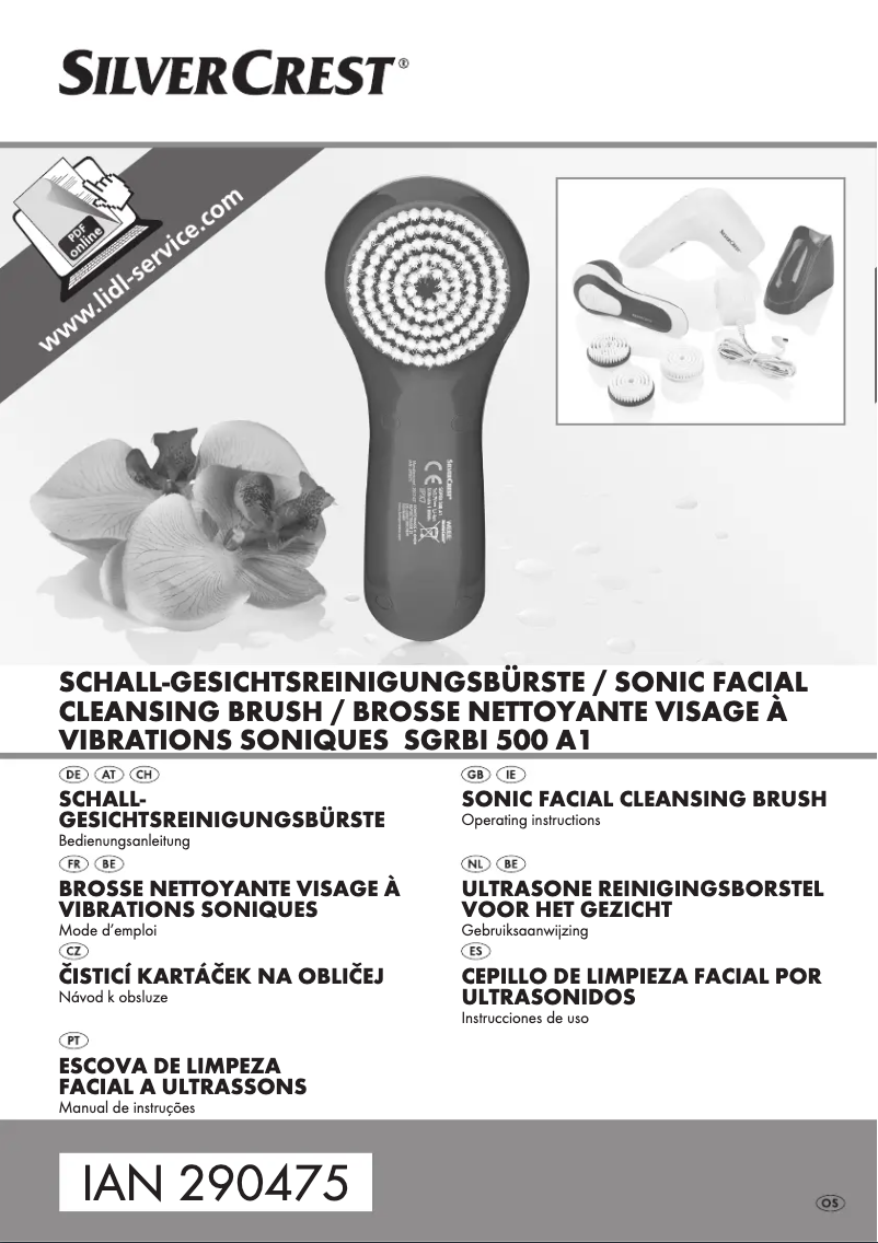 Image de la première page du manuel de l'appareil SGRBI 500 A1