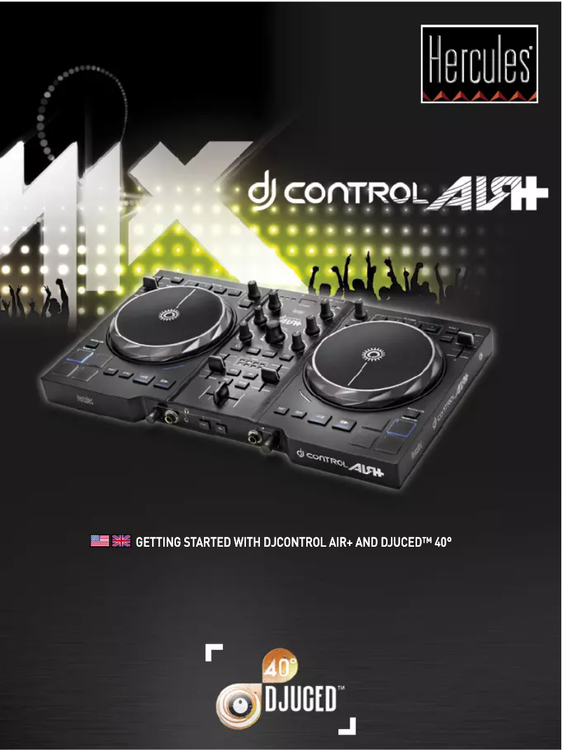 Página 1 del manual Manual de instrucciones Hercules DJControl AIR plus
