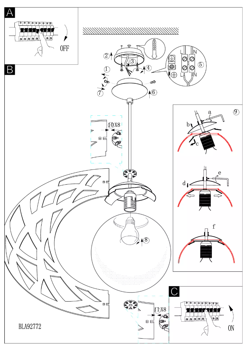 Page n°1 - Manuel utilisateur Eglo Forca