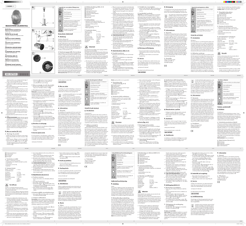 Página 1 del manual Manual de usuario Livarno Lux IAN 307020