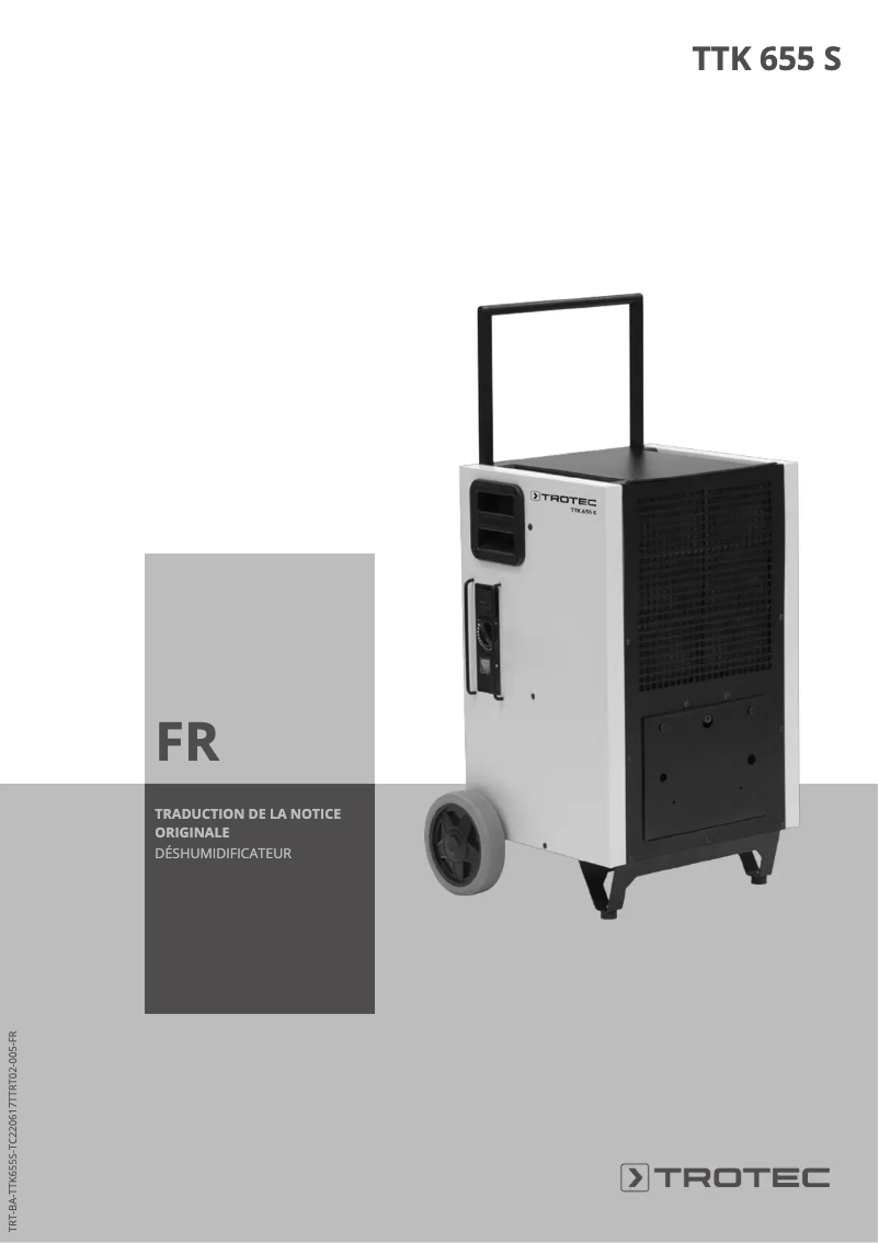 Image de la première page du manuel de l'appareil TTK 655 S