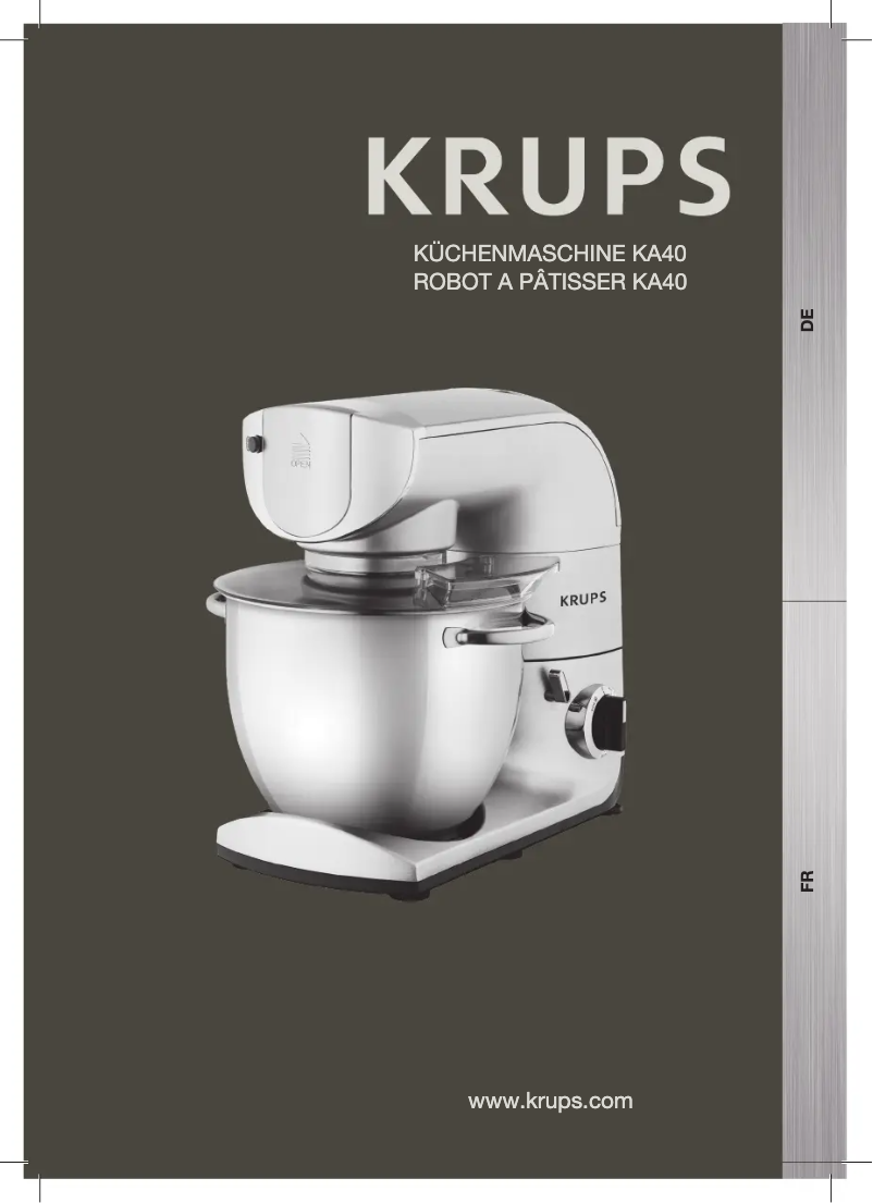 Page 1 de la notice Manuel utilisateur Krups KA402D