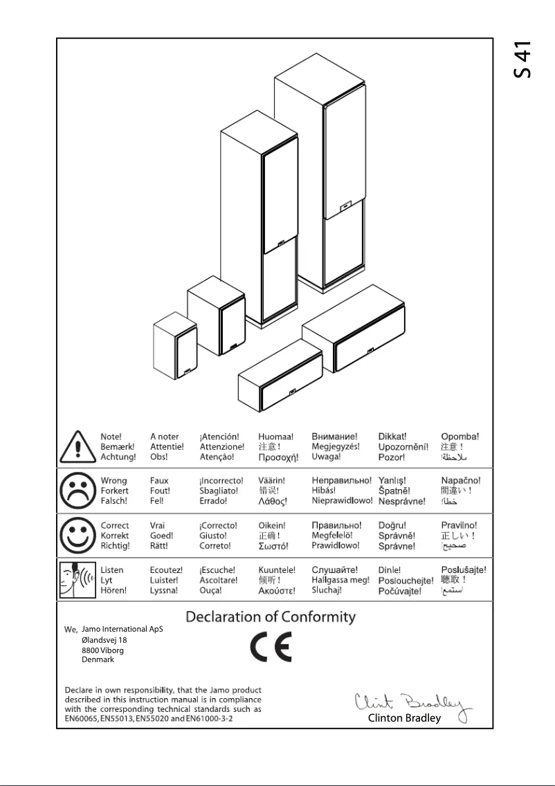 Página 1 del manual Manual de usuario Jamo S413