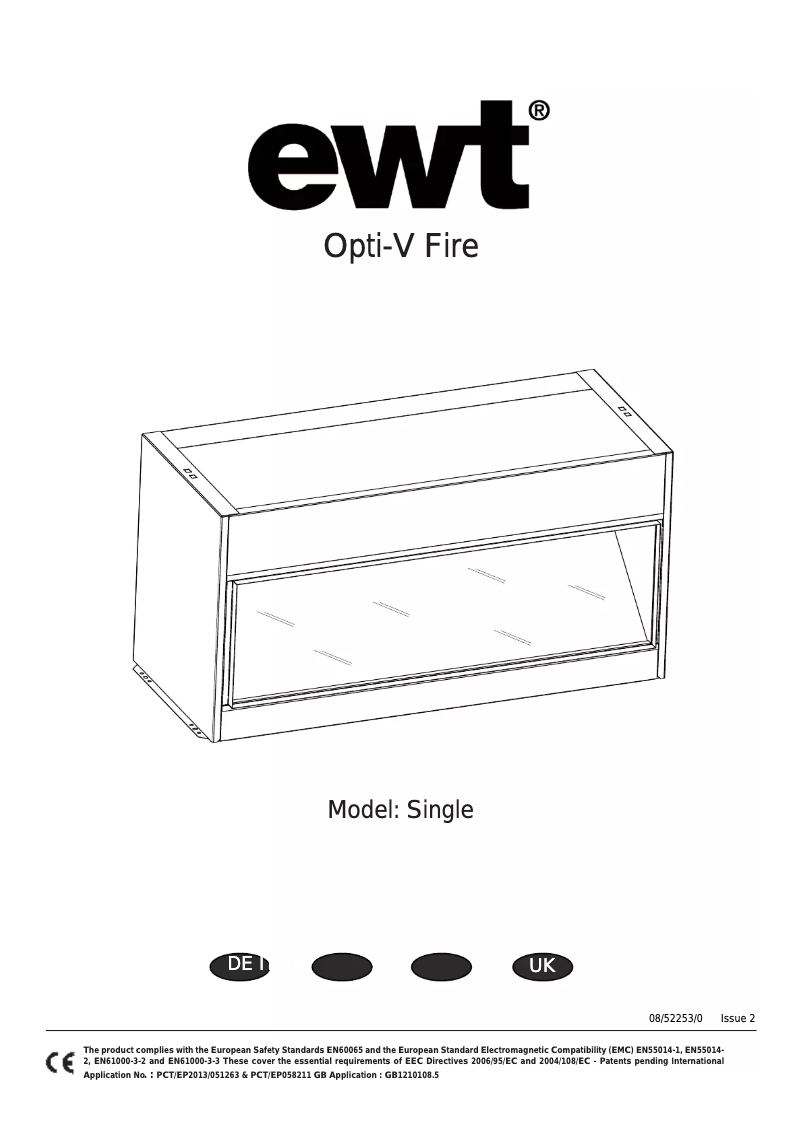 Imagen de la primera página del manual del dispositivo Opti-V Fire Single
