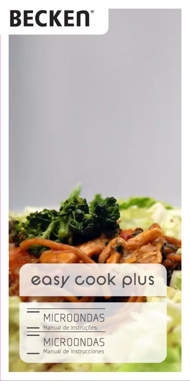 Página 1 del manual Manual de usuario Becken Easy Cook Plus