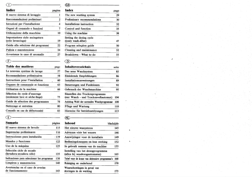 Page n°1 - Manuel utilisateur Smeg 1130S