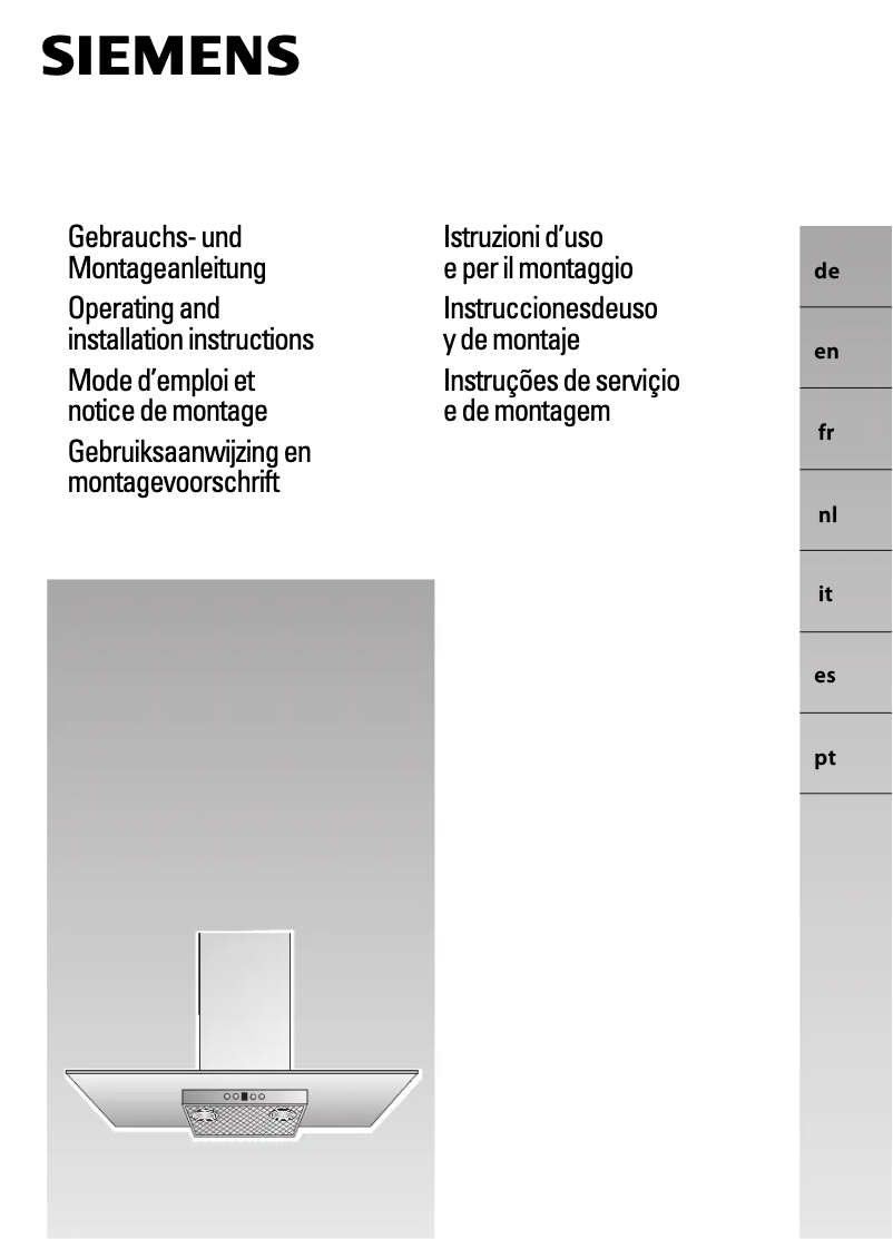 Página 1 del manual Manual de usuario Siemens LC657GA40